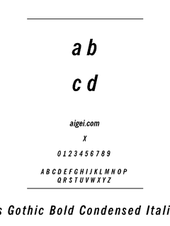 ​NEWGTBCI 字体下载｜英文字体设计资源