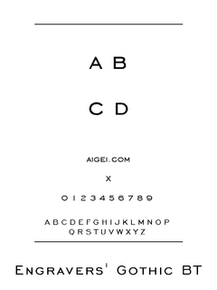 ​ENGRGOTN（字体文件）下载｜英文字体资源合集